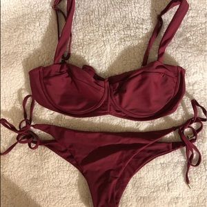 Monday swimwear size medium can fit a small